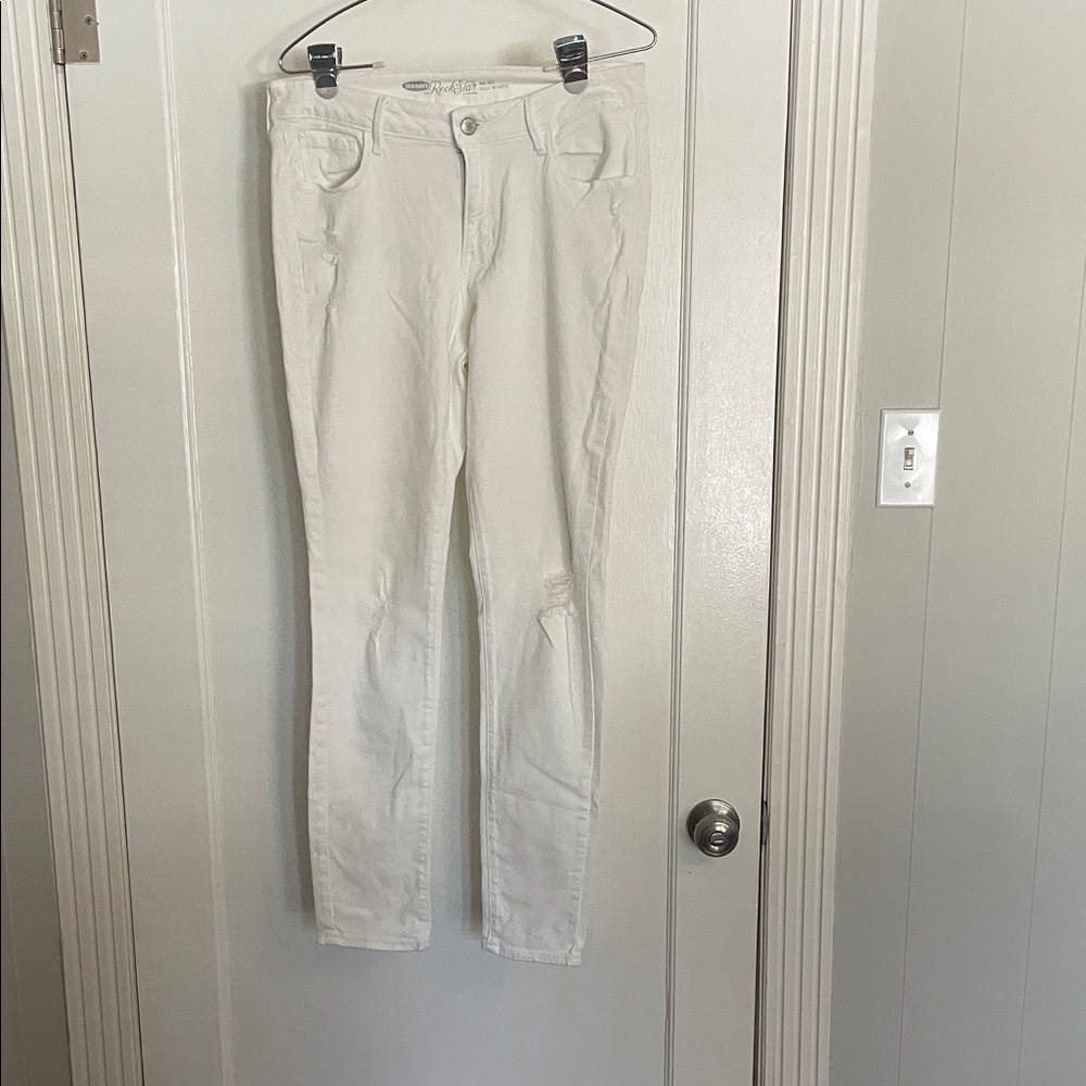 Old Navy Women's Skinny Jeans - White